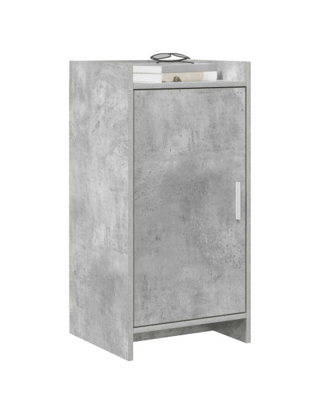 Credenza Grigio Cemento 40 x 36 x 80 cm Legno ingegnerizzato