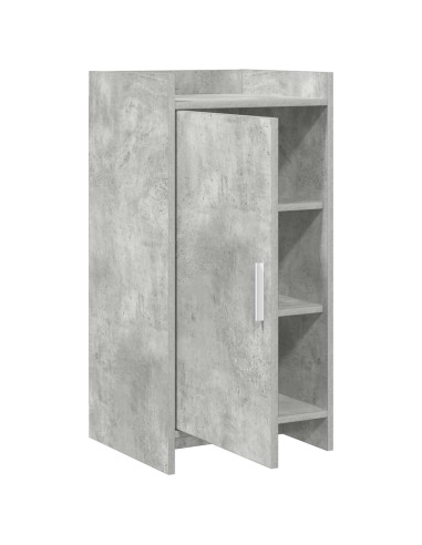 Credenza Grigio Cemento 40 x 36 x 80 cm Legno ingegnerizzato