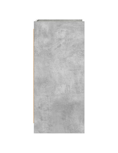 Credenza Grigio Cemento 40 x 36 x 80 cm Legno ingegnerizzato