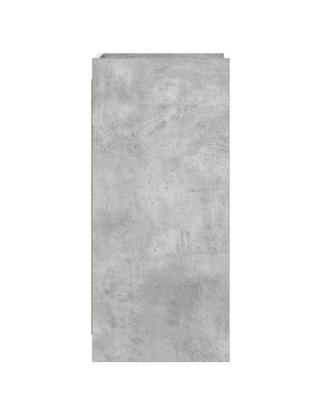 Credenza Grigio Cemento 40 x 36 x 80 cm Legno ingegnerizzato