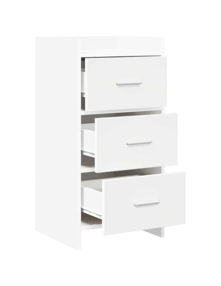 Credenza Bianco 40 x 36 x 80 cm Legno ingegnerizzato