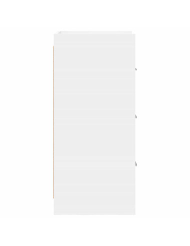 Credenza Bianco 40 x 36 x 80 cm Legno ingegnerizzato