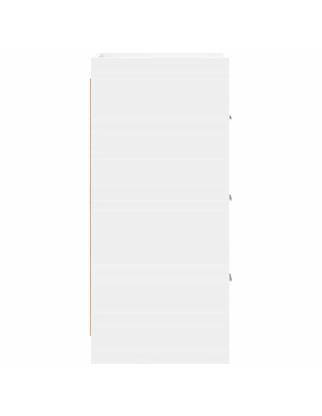 Credenza Bianco 40 x 36 x 80 cm Legno ingegnerizzato