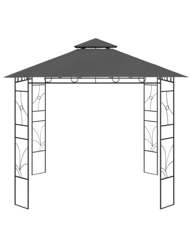 Gazebo 3x3x2,7 m Antracite 160 g/m²