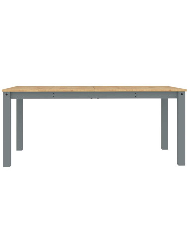 Set da Pranzo 4 pz PANAMA Grigio in Legno Massello di Pino