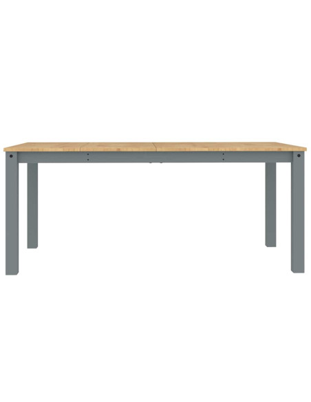 Set da Pranzo 4 pz PANAMA Grigio in Legno Massello di Pino