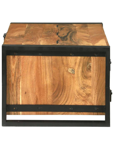 Tavolino da salotto Marrone Legno di Acacia Massello