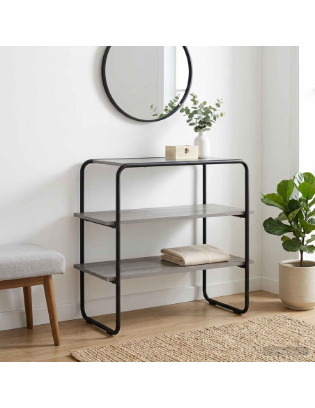 Tavolo consolle Sonoma grigio 80 x 41 x 75 cm
