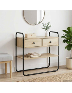 Tavolo consolle Rovere Sonoma 100 x 40 x 75 cm