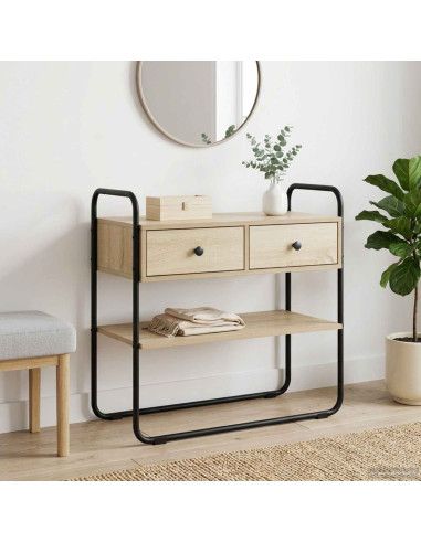 Tavolo consolle Rovere Sonoma 100 x 40 x 75 cm