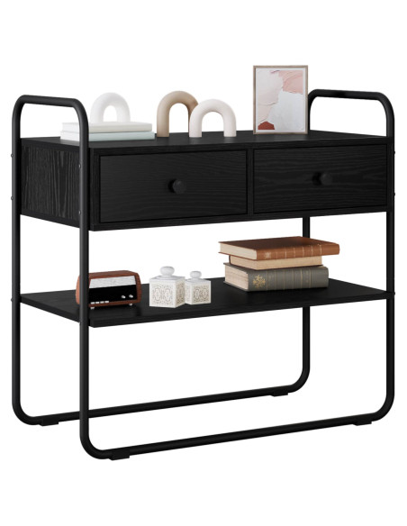 Tavolo consolle Rovere Nero 100 x 40 x 75 cm