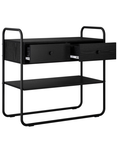 Tavolo consolle Rovere Nero 100 x 40 x 75 cm