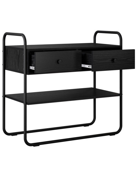 Tavolo consolle Rovere Nero 100 x 40 x 75 cm