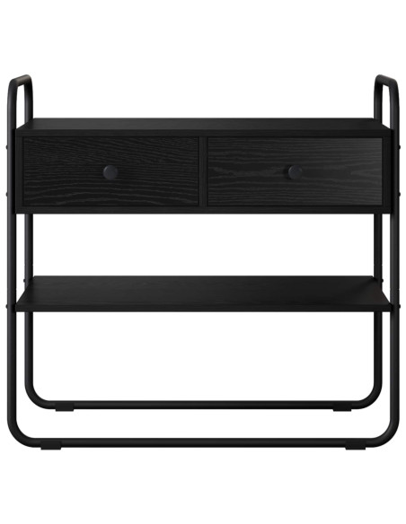 Tavolo consolle Rovere Nero 100 x 40 x 75 cm
