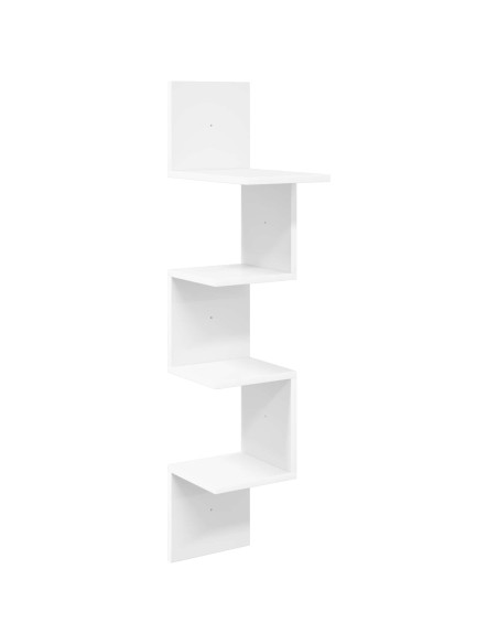 Scaffale da parete A parete Bianco 32 x 21 x 107 cm