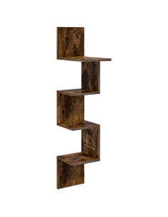 Scaffale da parete A parete Marrone 32 x 21 x 107 cm