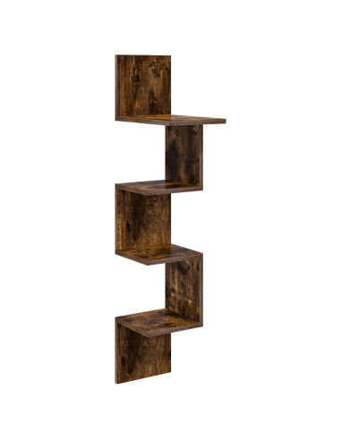 Scaffale da parete A parete Marrone 32 x 21 x 107 cm