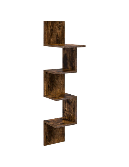 Scaffale da parete A parete Marrone 32 x 21 x 107 cm