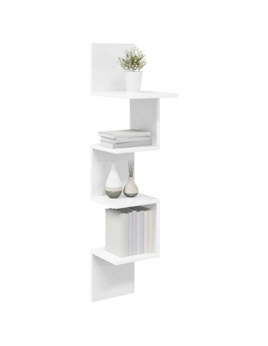 Scaffale da parete A parete Bianco 32 x 21 x 107 cm