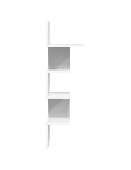Scaffale da parete A parete Bianco 32 x 21 x 107 cm