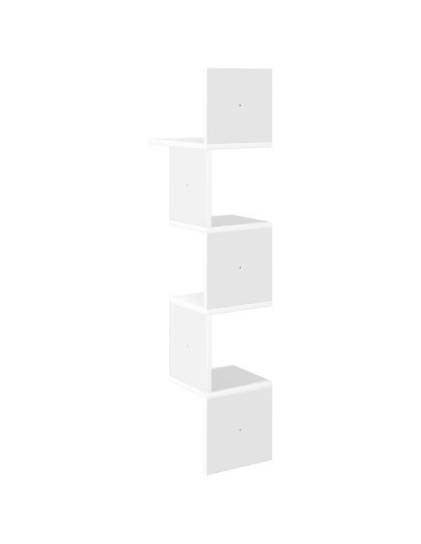 Scaffale da parete A parete Bianco 32 x 21 x 107 cm