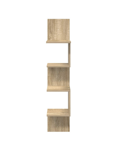 Scaffale da parete A parete Marrone 32 x 21 x 107 cm