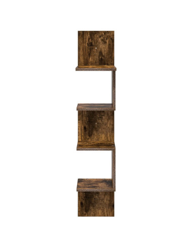 Scaffale da parete A parete Marrone 32 x 21 x 107 cm