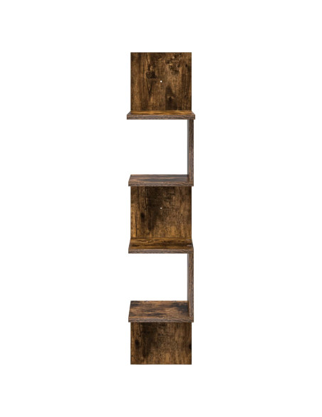 Scaffale da parete A parete Marrone 32 x 21 x 107 cm