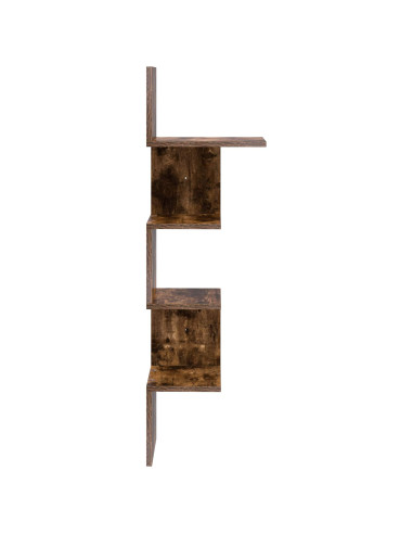 Scaffale da parete A parete Marrone 32 x 21 x 107 cm