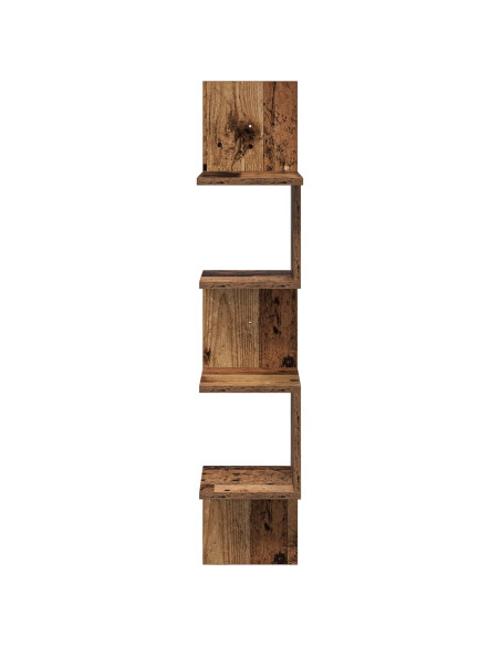 Scaffale da parete A parete Marrone 32 x 21 x 107 cm