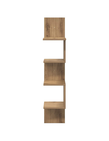Scaffale da parete A parete Marrone 32 x 21 x 107 cm