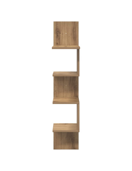 Scaffale da parete A parete Marrone 32 x 21 x 107 cm