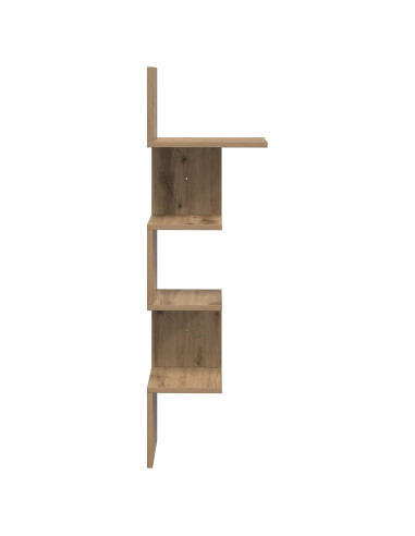 Scaffale da parete A parete Marrone 32 x 21 x 107 cm
