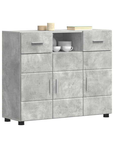 Armadio in Legno Grigio cemento 88,5 x 30,5 x 73 cm