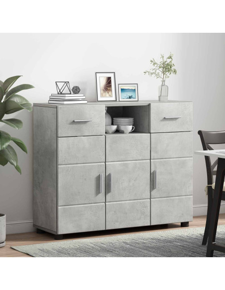 Armadio in Legno Grigio cemento 88,5 x 30,5 x 73 cm