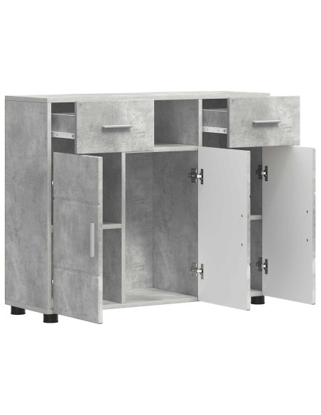 Armadio in Legno Grigio cemento 88,5 x 30,5 x 73 cm
