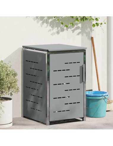 Stoccaggio contenitore a ruote Grigio 77,5 x 69 x 112,5 cm