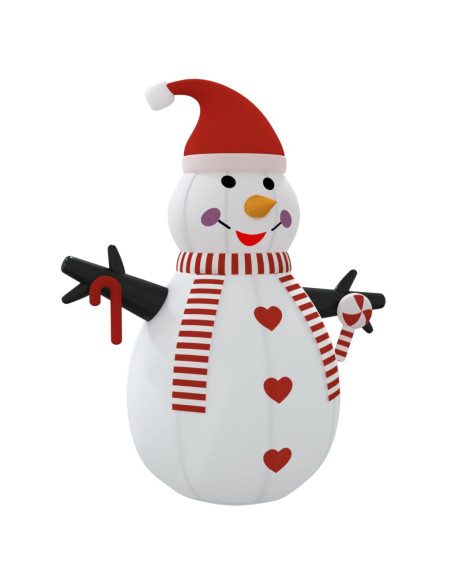 Pupazzo di neve gonfiabile con LED 300 cm