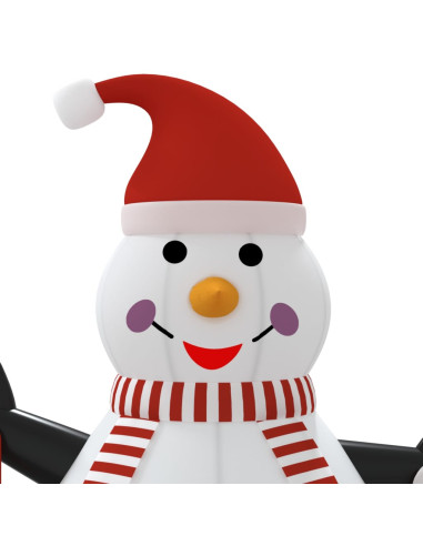 Pupazzo di neve gonfiabile con LED 300 cm