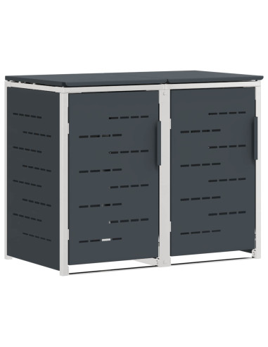 Stoccaggio contenitore a ruote Antracite 138 x 77,5 x 112,5 cm
