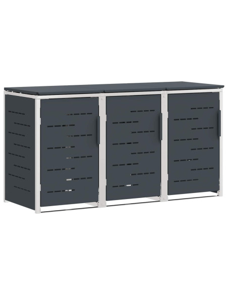 Stoccaggio contenitore a ruote Antracite 207 x 77,5 x 112,5 cm