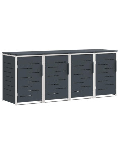 Stoccaggio contenitore a ruote Antracite 276 x 77,5 x 112,5 cm 2
