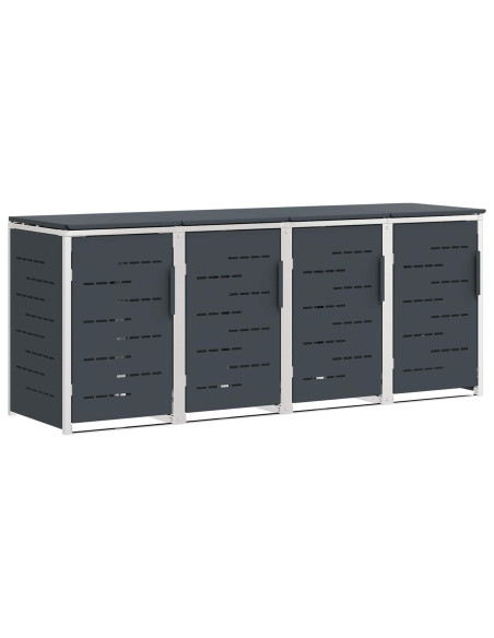 Stoccaggio contenitore a ruote Antracite 276 x 77,5 x 112,5 cm