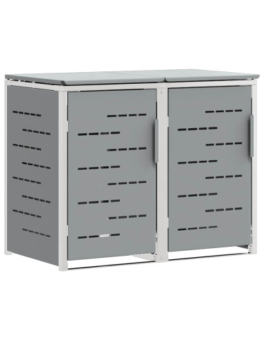 Stoccaggio contenitore a ruote Grigio 138 x 77,5 x 112,5 cm