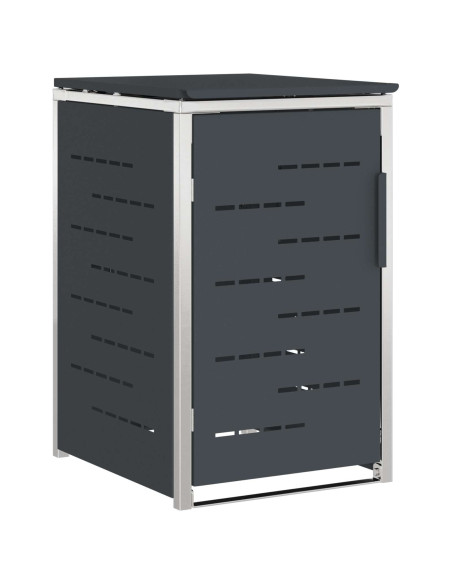 Stoccaggio contenitore a ruote Antracite 77,5 x 69 x 112,5 cm