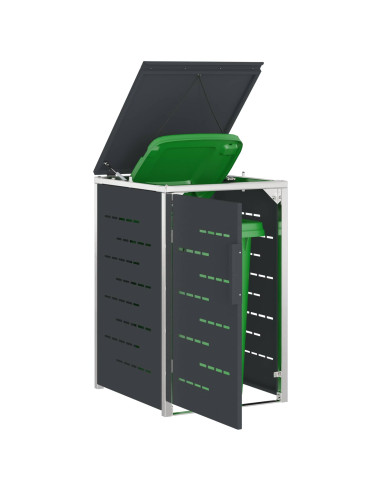 Stoccaggio contenitore a ruote Antracite 77,5 x 69 x 112,5 cm