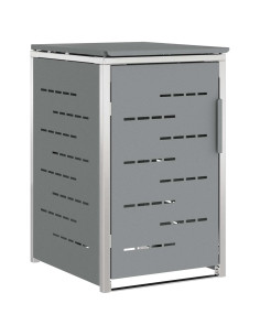 Stoccaggio contenitore a ruote Grigio 77,5 x 69 x 112,5 cm 2