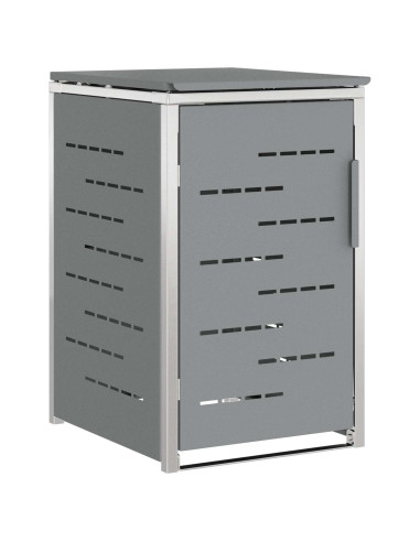 Stoccaggio contenitore a ruote Grigio 77,5 x 69 x 112,5 cm