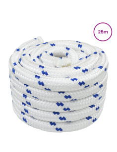 Corda da Barca 25 m 4 Bianco e Blu PP 2