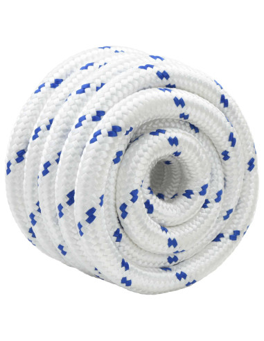 Corda da Barca 25 m 4 Bianco e Blu PP
